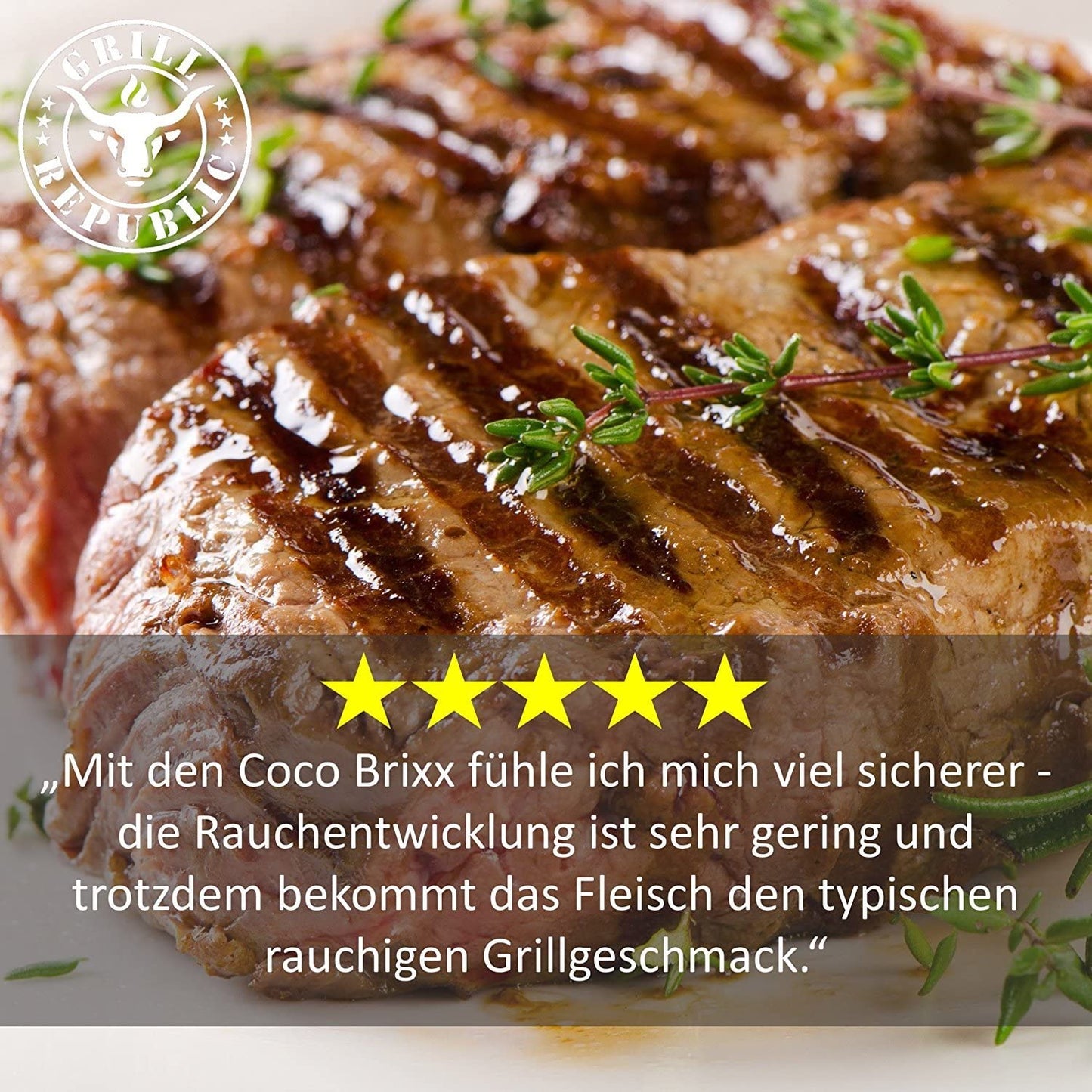 Grill Republic Kokos Briketts - 17kg