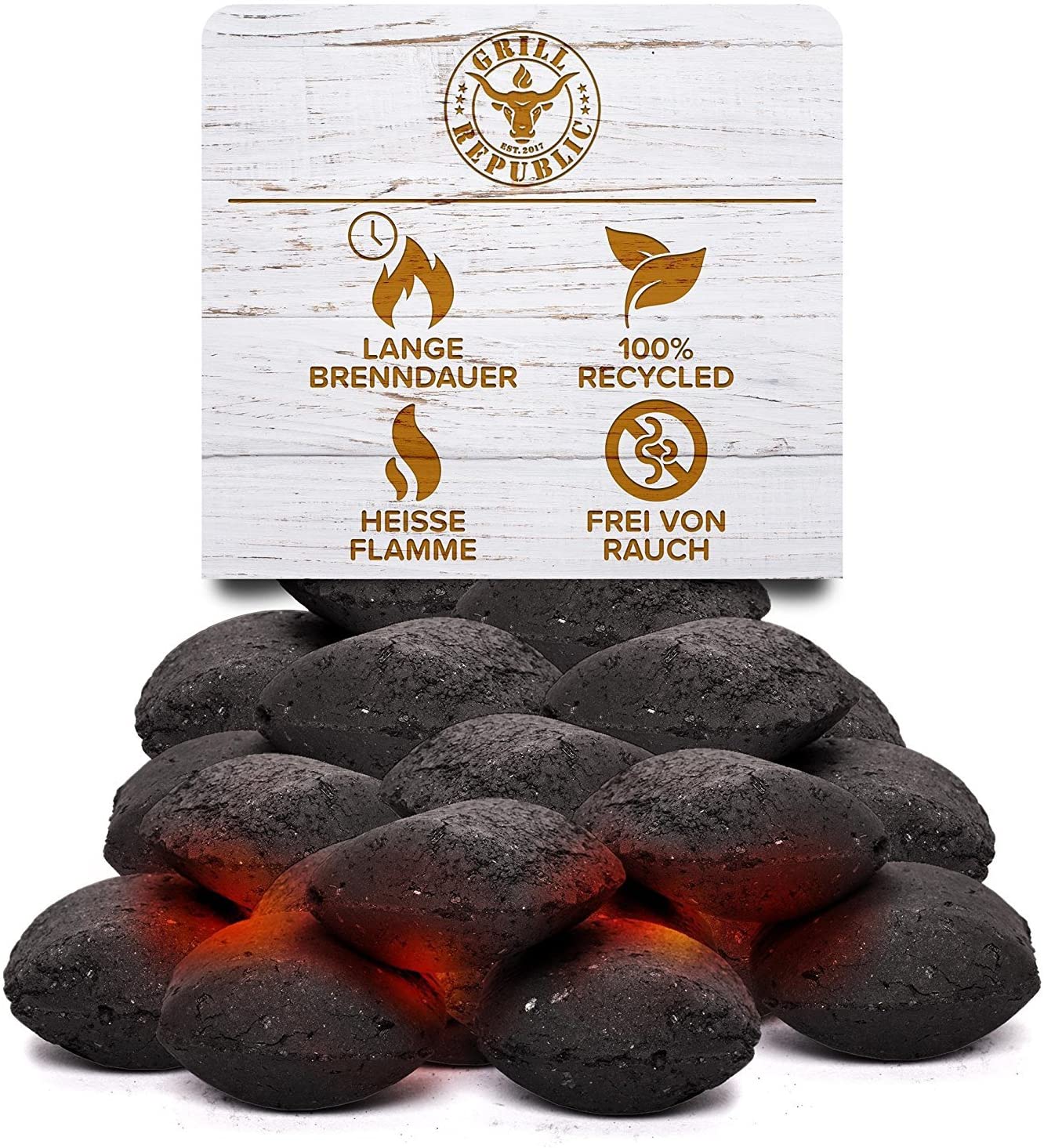 Grill Republic Kokos Briketts - 17kg