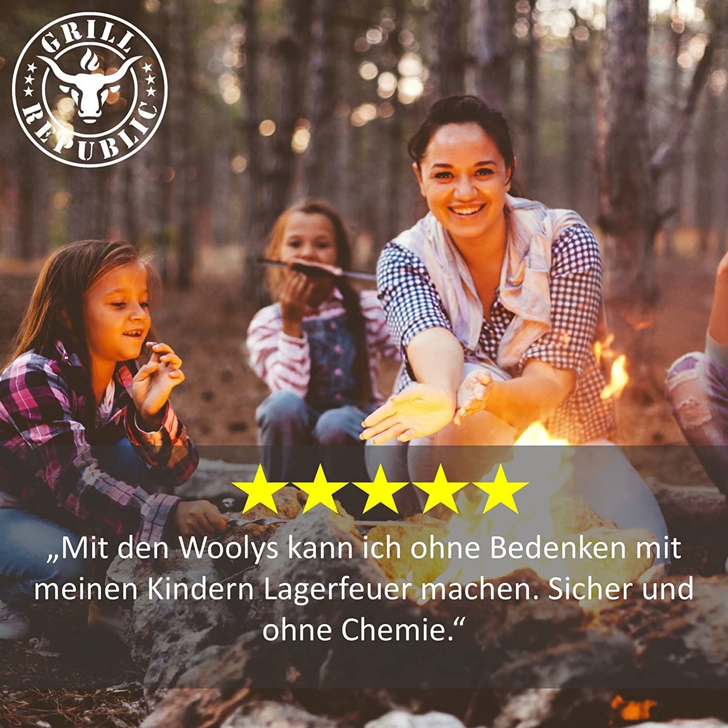 Grill Republic Kaminanzünder Holzwolle - 2,5kg